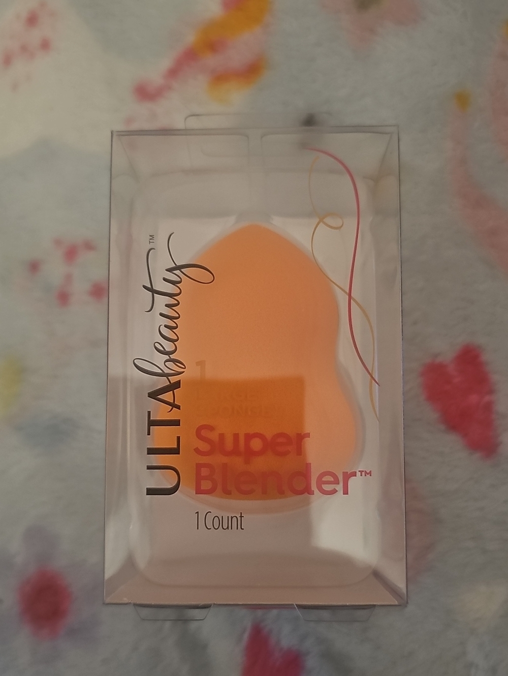 Ulta Beauty Peach-Orange Makeup Blending Sponge